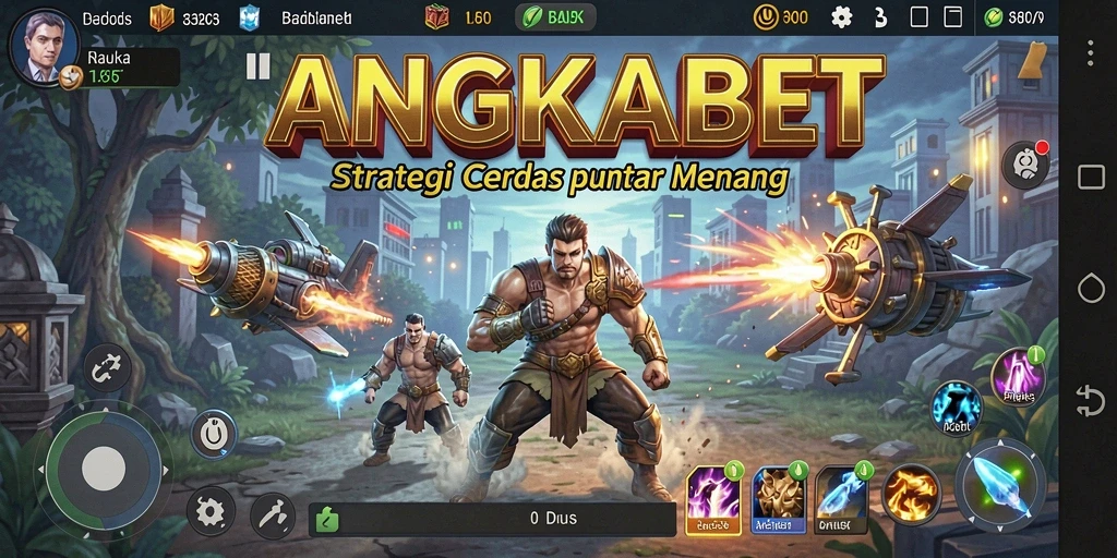 Tampilan seru gameplay strategi di ANGKABET