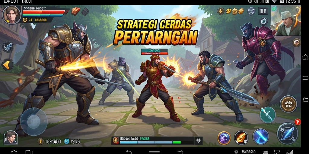 Tampilan gameplay BARU01 yang intens dan strategis.