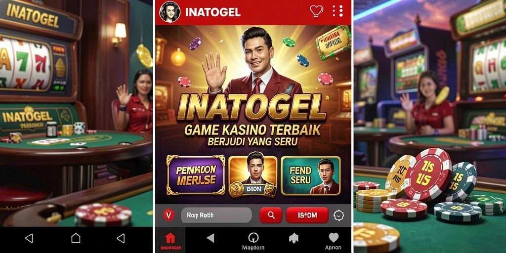Tangkap momen seru gameplay Kasino di INATOGEL.