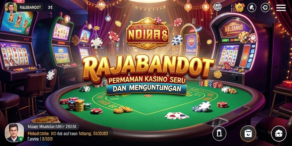 Tampilan menarik dari gameplay Kasino RAJABANDOT.